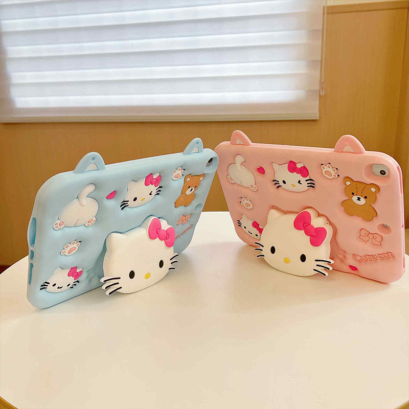 Tablet Accessories For Students - Sanrio Cartoon Hello Kitty Ipad Silicone