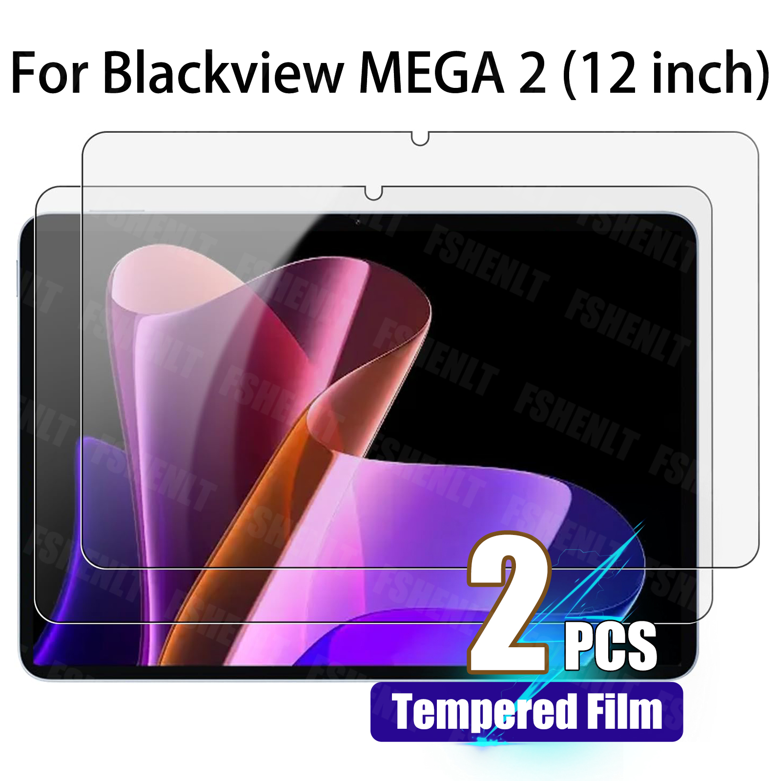 Blackview Tablet Accessories - Tempered Film for Blackview Mega 2