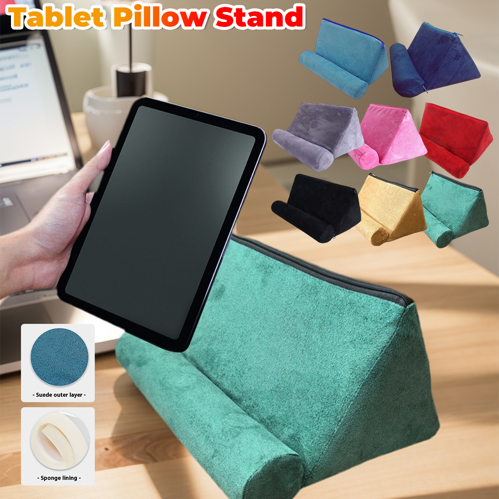 Tablet Accessories For Reading - Portable Tablet Pillow Stand Multi-Angle Lazy