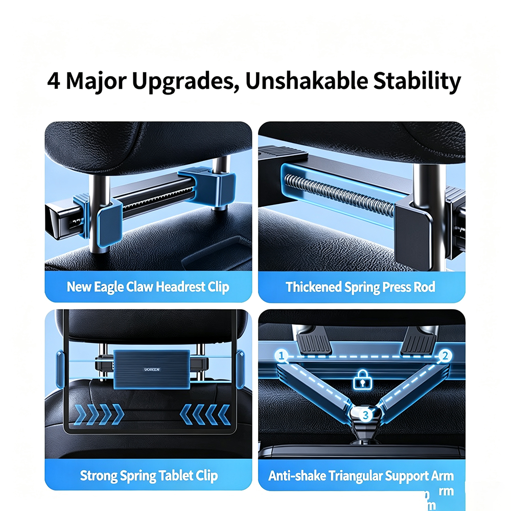 UGREEN Car Back Seat Tablet Mo - đánh giá và giá Tablet Car Mount