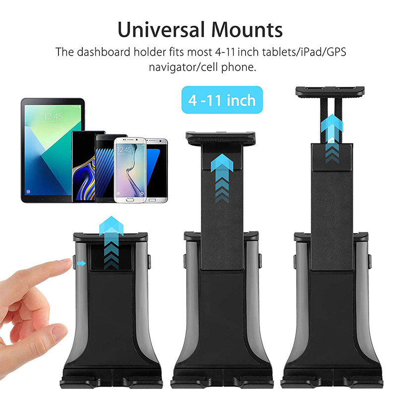 Universal 5-12.9'' Inch Tablet - đánh giá và giá Tablet Car Mount