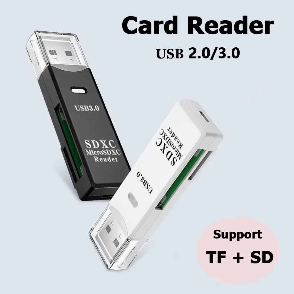 2-in-1 Card Reader USB 3.0/2.0 - đánh giá và giá Tablet Accessories For Reading